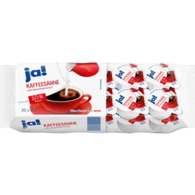 Ja! Kaffeesahne 10% 20 x 10 g – Zboží Dáma