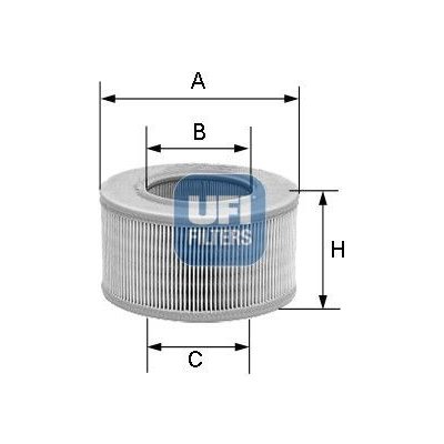 Vzduchový filtr UFI 30.923.01 – Hledejceny.cz