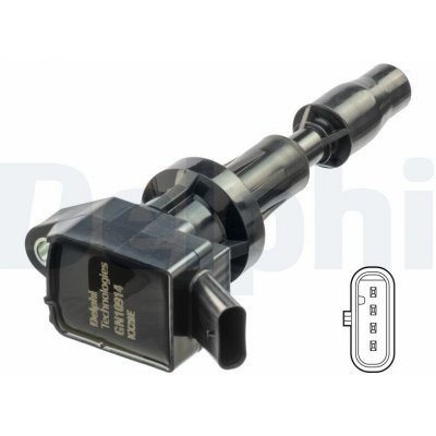 Zapalovací cívka DELPHI GN10914-12B1 (GN1091412B1) – Hledejceny.cz