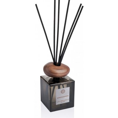 Locherber Milano Dárková sada Aroma difuzér s tyčinkami s nápln AZAD KASHMERE 250 ml + ručně opracované víčko do tvaru oblázku z ořechového dřeva – Hledejceny.cz