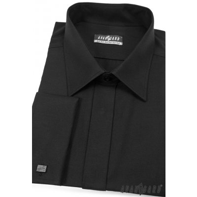 Avantgard pánská košile KLASIK s krytou légou a dvojitými manžetami na manžetové knoflíčky