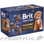 Brit Premium by Nature Adult Dog Fillets in Gravy Multipack 12 x 85 g – Zboží Mobilmania