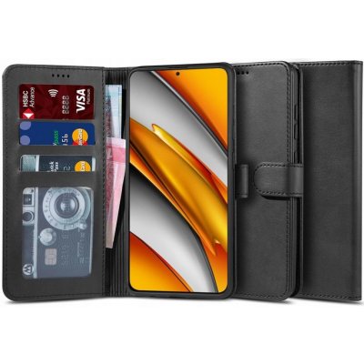 Pouzdro Tech-Protect Xiaomi Poco F3 / Mi 11i - Wallet 2 černé