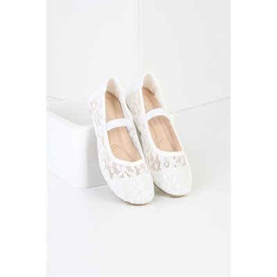 Cathay moda dívčí baleríny 8025-2 bílé – Hledejceny.cz