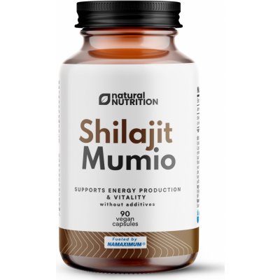 Natural Nutrition Shilajit Mumio kapsle 90 kapslí – Hledejceny.cz