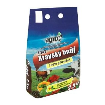 Agro pravý kravský hnůj 2,5 kg