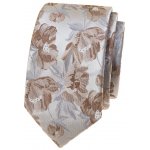 Avantgard Kravata Slim Lux 571-22452 Ivory/béžová – Zbozi.Blesk.cz