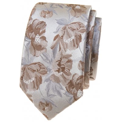 Avantgard Kravata Slim Lux 571-22452 Ivory/béžová – Zbozi.Blesk.cz