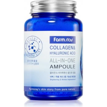 Farm Stay Collagen & Hyaluronic Acid All In One ampule anti-age pleťové sérum 250 ml