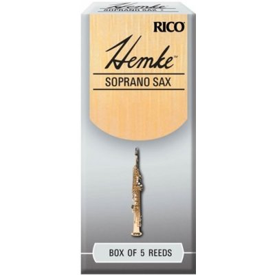 Rico RHKP5SSX350 Hemke Soprano Sax Reeds 3.5 5 Box – Sleviste.cz