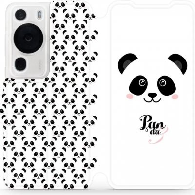 Pouzdro Mobiwear Flip Huawei P60 Pro - M030P Panda Amálka