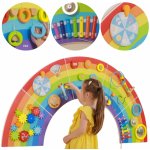 Viga senzorická a manipulační deska duha – Sleviste.cz