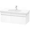 Koupelnový nábytek Duravit DuraStyle - Umyvadlová skříňka 398x1000x453 mm, 1 zásuvka, lesklá bílá DS638502222
