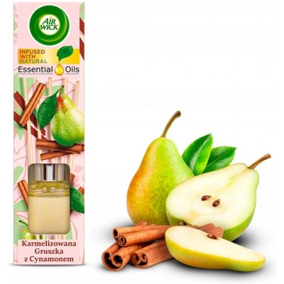 Air Wick Vonné tyčinky Karamelizovaná hruška se skořicí 40 ml – Hledejceny.cz
