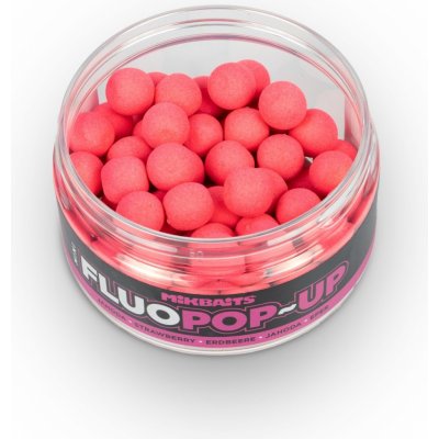 Mikbaits Mini Plovoucí Boilies Fluo 100ml 10mm Půlnoční Pomeranč