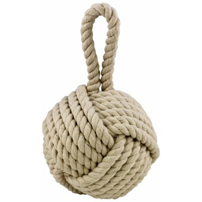 SEA Club Zarážka na dveře Opičí pěst krémová barva bavlna V 27cm 15x15cm 9447 – Zboží Dáma