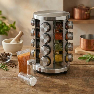 Küchenprofi Nerezový stojan na kořenky 16 kořenek – Hledejceny.cz