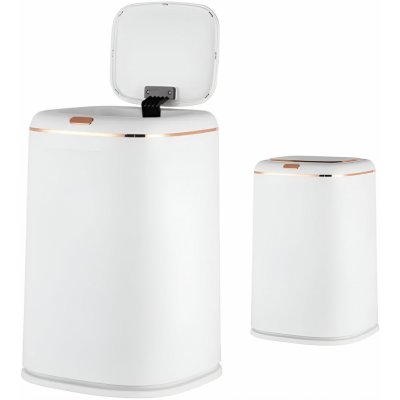 Mozos Bezdotykový odpadkový koš bílý AT35 – Zbozi.Blesk.cz