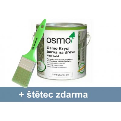 Osmo 2104 Krycí barva na dřevo 2,5 l Okenní bílá – Zboží Mobilmania