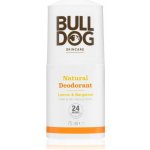 Bulldog přírodní roll-on (Natural Deodorant Lemon & Bergamot Fresh & Revitalising Scent) 75 ml – Hledejceny.cz