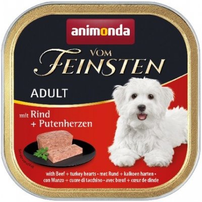 Animonda Vom Feinsten Adult hovězí a krůtí srdce 24 x 150 g – Hledejceny.cz