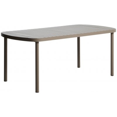 Kave Home zahradní jídelní stůl Joncols 180 x 90 cm Béžový kovový – Hledejceny.cz
