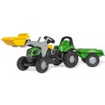 Rolly Toys Šlapací traktor Rolly Deutz s přívěsem a nakladačem – Zbozi.Blesk.cz