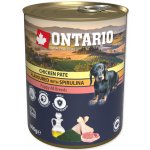 Ontario Puppy Chicken Pate flavoured with Spirulina and Salmon oil 800 g – Zbozi.Blesk.cz