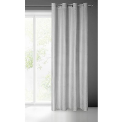 ZÁVĚS DARCY 140X250 CM STŘÍBRNÁ VZOROVANÁ – Hledejceny.cz
