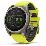 Garmin Fenix 8 47mm Sapphire Solar Titanium Bright Yellow/Graphite 010-02906-21 – Zboží Živě