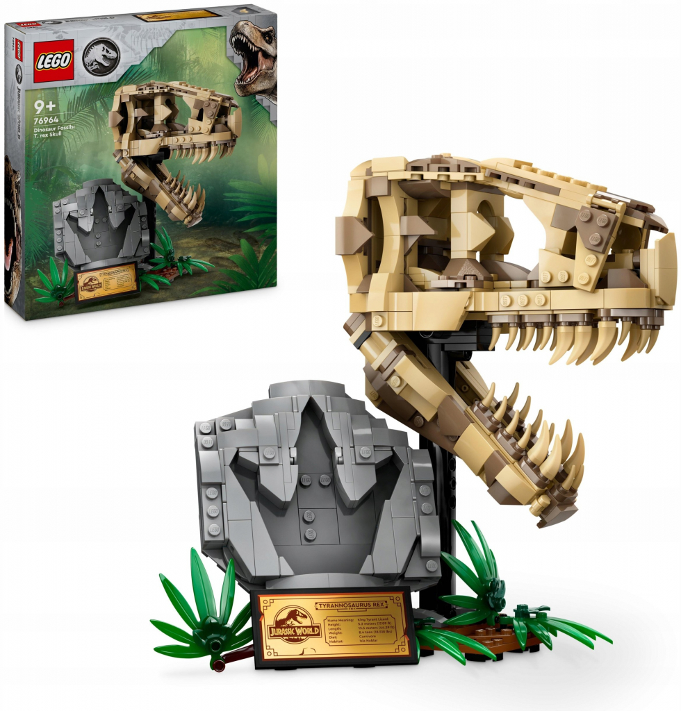 LEGO Jurassic World 76964 Dinosauří fosilie: Lebka T-rexe