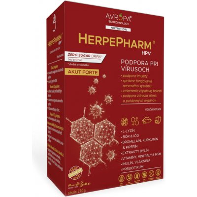 Avropa HerpePharm HPV prášek bez příchutě 210 g – Hledejceny.cz