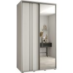DobreSny se zrcadlem DAVOS 7 140 cm Bílá – Sleviste.cz