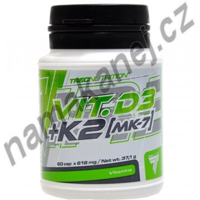 Trec Nutrition Vitamín D3+K2 60 kapslí