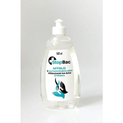 StopBac tekuté mýdlo s antibakteriálními přísadami 500 ml – Zboží Dáma