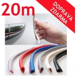 Deminas | Ochranné lišty na dveře auta - chránič dverí - 20 m Barva: černé | Zboží Auto