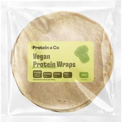 ProteinaCo Veganské wrapy 6x40 g – Zboží Dáma