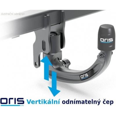 Tažné zařízení Volkswagen Golf Plus 2005-2009 (V), vertikální, Oris – Hledejceny.cz