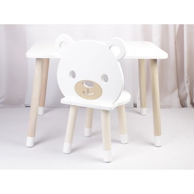 ELIS DESIGN Dětský stůl a židle Medvídek stůl + 2 židle – Zboží Mobilmania