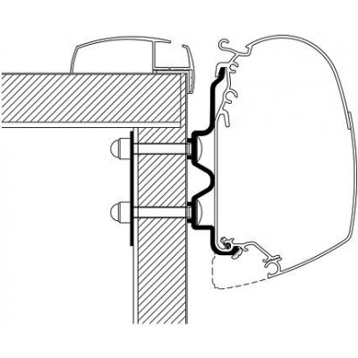 Adaptér Hobby Optima Ontour pro markýzu Thule Omnistor 5200 – Zbozi.Blesk.cz