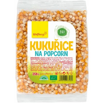 Wolfberry BIO Kukuřice na popcorn 250 g – Zboží Mobilmania