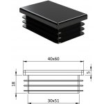Krytka plastová 40 x 60 mm – Sleviste.cz