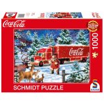 SCHMIDT Coca cola Vánoční kamion 1000 dílků – Zboží Dáma