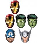 Maska Avengers 23cm set 6ks – Hledejceny.cz