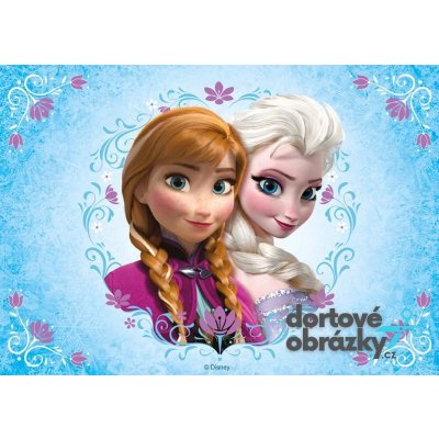 Jedlý tisk FROZEN ● materiál: FONDÁNOVÝ DECORLIST ✴️ – Zbozi.Blesk.cz