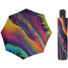 Deštník Doppler Art Flowing Colors plně automatický skládací deštník vícebarevný