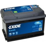 Exide Excell 12V 71Ah 670A EB712 – Hledejceny.cz