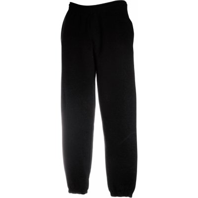 Fruit of the Loom pánské tepláky Classic Elasticated Cuff Jog pants 64026 černá – Hledejceny.cz