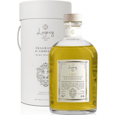 Logevy Firenze 1965 Logevy aroma difuzér s tyčinkami Oro di Firenze Zlato z Florencie 250 ml