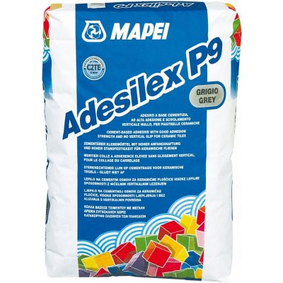 MAPEI ADESILEX P9 Cementové flexibilní lepidlo na obklady a dlažby 25kg  šedé od 364 Kč - Heureka.cz